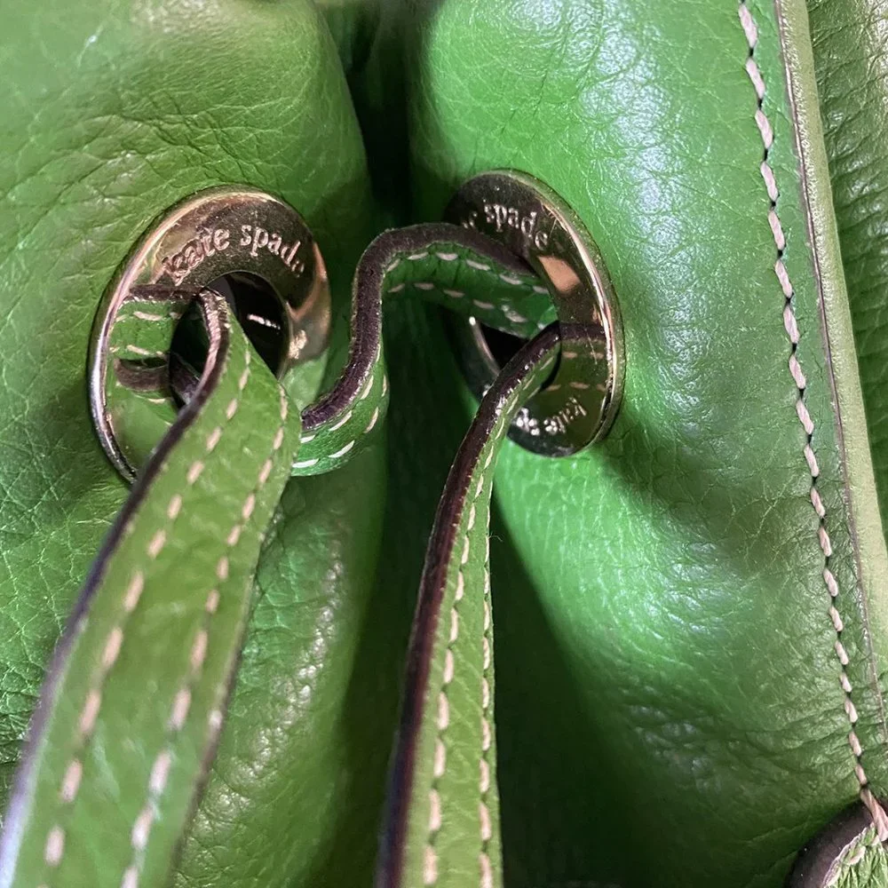 Kate Spade Drawstring Large Green Bag